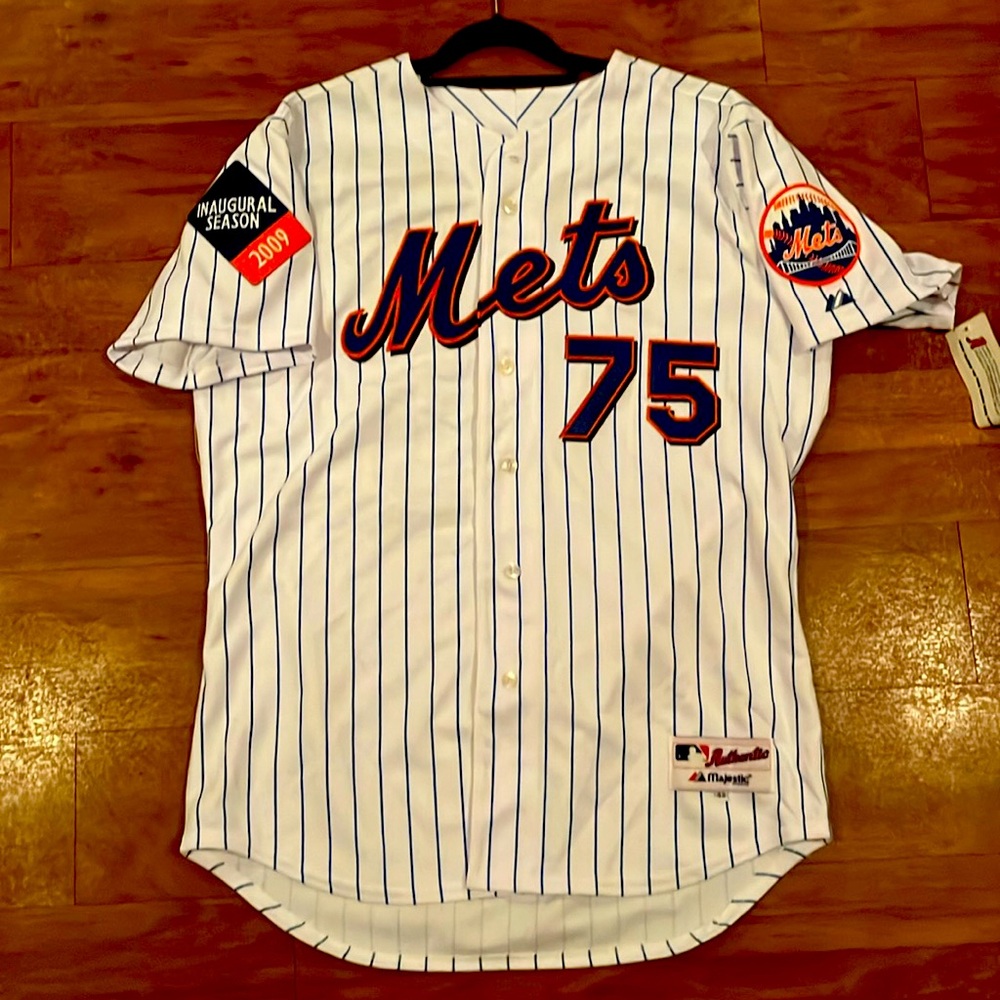Official Authentic MLB NY Mets 2009 Inaugural Season Jersey. Francisco Rodriguez